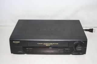 Sharp Model VC A582U VHS 4 Head Sharp Super Picture VCR VHS Player NO 