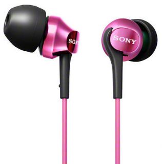 Sony MDR EX100LP In Ear Earphone Headphone Stereo Music Pink