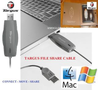 TARGUS EASY TRANSFER, FILE SHARE CABLE FOR MAC / PC PC