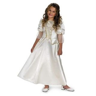 ELIZABETH SWANN Child White Dress Costume 7 8 Pirates Of The Caribbean 