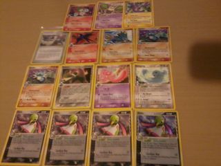 Lot of 14 Rare Pokemon Cards   Dragon Frontiers Set TCG Collectors 