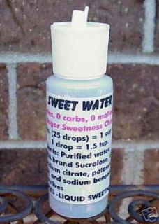 Sweet Water   LIQUID SPLENDA Sucralose Sweetener 2oz Made in USA 0 
