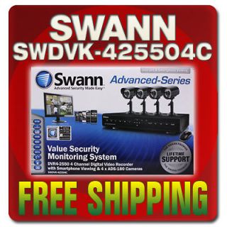 Swann SWDVK 425504C Camera Security Monitoring System (4 Channel)
