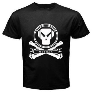 New METALHEADZ DRUM AND BASS Logo Symbol Music Mens Black T Shirt Size 