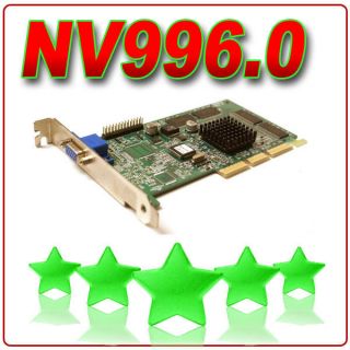 Visiontek 32MB AGP NV996.0 Nvidia Video Card RIVA TNT2 M64 M5700.0 