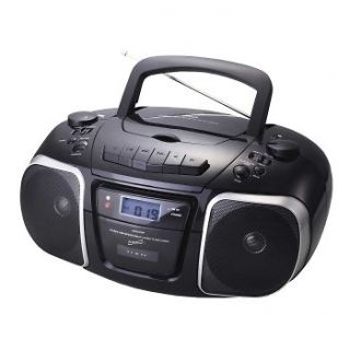 Supersonic MP3 CD Player with USB AUX Inputs, Cassette Recorder and AM 