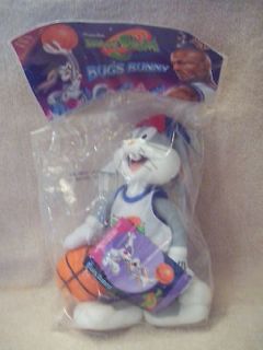 1996 Warner Bros McDonalds Space Jam Tune Squad Plush Bugs Bunny NIP