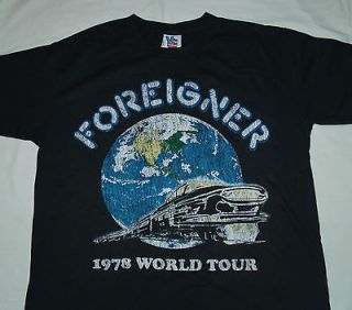FOREIGNER   1978 World Tour T SHIRT S M L XL 2XL Brand New Official T 
