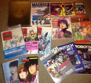 Collection Of Macross And Robotech Art Books.