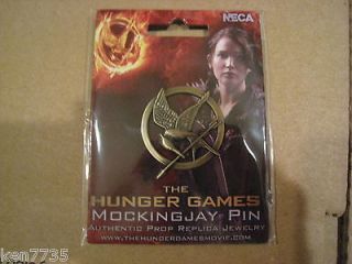 NIP THE HUNGER GAMES MOCKINGJAY PIN AUTHENTIC PROP REPLICA JEWELRY