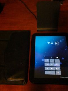   16GB, 9.7in   Dual boot Android 4.0   plus Touchstone Dock and case
