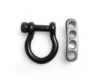Black Adjustable Bow Shackles Stainless Steel 1/5 (5mm)   Paracord 