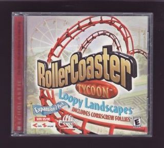 Roller Coaster Tycoon Loopy Landscapes Expansion Pack Game   PC