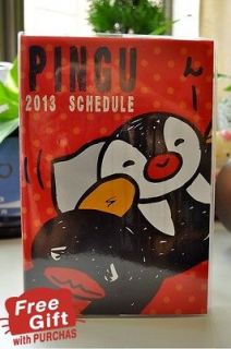 2012 2013 Pingu Schedule Book Weekly Planner Diary w/Zip Bag 