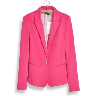 pink boyfriend blazer in Suits & Blazers