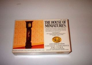 XACTO HOUSE OF MINIATURES WILLIAM AND MARY TALL CASE CLOCK KIT