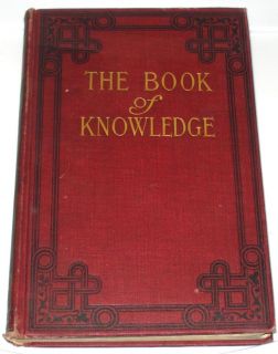 THE BOOK OF KNOWLEDGE THE CHILDRENS ENCYCLOPEDIA EDITOR ARTHUR MEE 