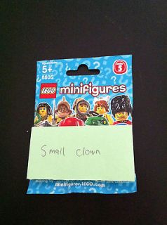 Lego Minifigure Series 5 Number 9 Small Clown New, Sealed, Free 