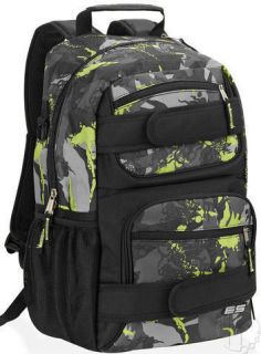   Eastsport Skater Deluxe Flourescent Camo School Backpack Book Bag Tote