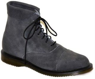   in Box   DR MARTENS Cath Charcoal Oiled Suede Boots Womens Size US 11