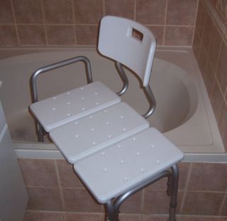 Bath Transfer Bench Wheelchair to Bathtub Shower Transfer Seat with 