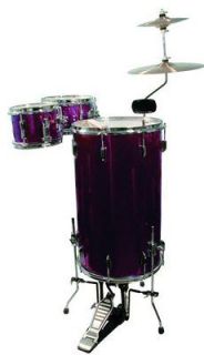 GP Percussion Cocktail Drum Set / Kit   Wine Red