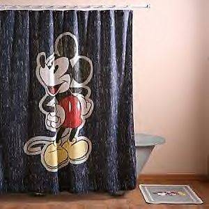 mickey mouse shower curtain in Home & Garden