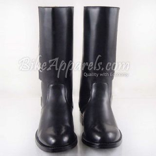 PH12 Tall Calf High Motorcycle Police Men Leather Fashion Boots all 