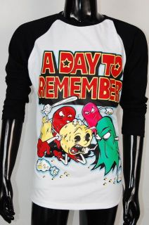Day to Remember ADTR Neil Westfal Pac Man Funky Rock T Shirt 2 Tones 