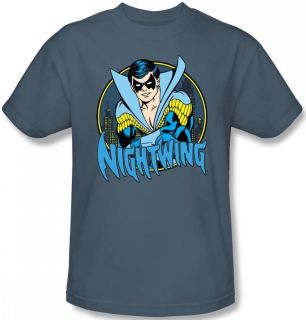   Youth SIZES Batman Nightwing Robin Classic Look Retro T shirt top
