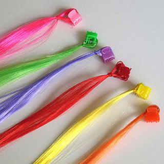 Hair Extensions Claw Clips Barbie Pin Synthetic 6 Color HE02