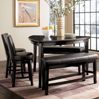 Ashley Emory Triangle Counter Height 5pc Dining Set