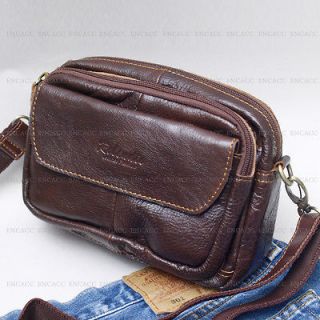   Mens Business Messenger Shoulder Bag Fanny Waist Packs Bag Wallet