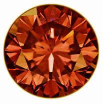   SI RARE FANCY BLOOD/RUBY RED BEAUTIFUL ROUND CUT NATURAL LOOSE DIAMOND