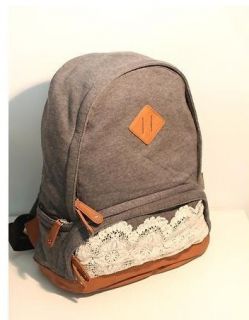 JAPAN Sweet Style Lace Backpack Vintage School Bag Campus Outdoor 
