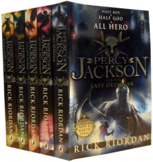 Percy Jackson 5 Books Collection Set   Lightning Thief