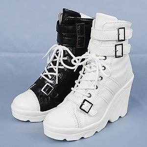 Platform Sneakers Wedge Heels Boots 2 Colors no TC 3