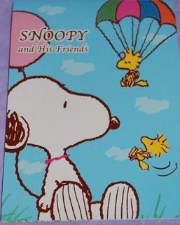 Snoopy Stationary Letter PAD   Blue Design 20 Sheets #2