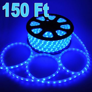  Flexible Led Neon Rope Light 120V 2 Wire Tube 1/2 Outdoor Decorative