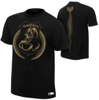 Randy Orton STRIKE FIRST WWE Authentic Black T Shirt OFFICIAL LICENSED 