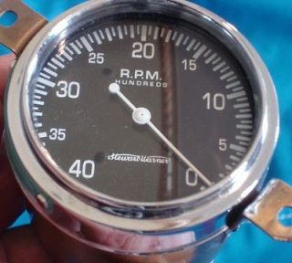 Vintage Chris Craft Century Stewart Warner Tachometer Hot Rod Classic 