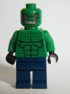 Lego 100% ORIGINAL Batman Killer Croc Minifigure Batcave 7780 7783 