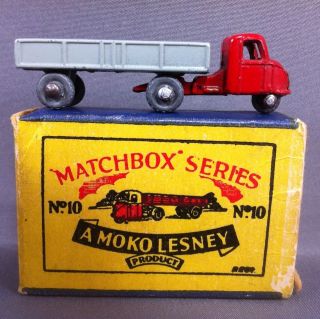   Lesney Matchbox No.10 Mechanical Horse Truck and Trailer with Box