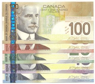 CANADIAN JOURNEY ALL PAPER MONEY ALL JENKINS DODGE $100, $50, $20, $10 