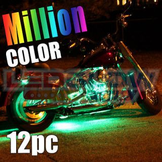   MULTI COLOR MINI SMD MOTORCYCLE LED neon LIGHTS KIT for Cruiser