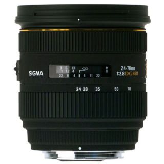 Sigma EX DG HSM Aspherical 24 70mm F 2.8 Lens For Nikon
