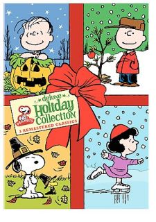 Peanuts Deluxe Holiday Collection DVD, 2008, 3 Disc Set, Deluxe 