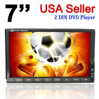 SALE  Car 7 2 DIN In Dash Touch Video DVD Player audio ipod 