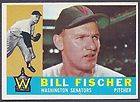 1960 Topps Baseball #76   Bill Fischer   Washington Senators