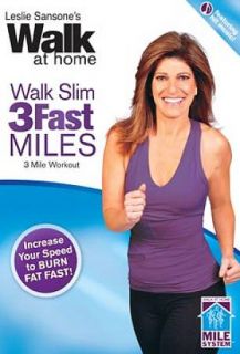 Leslie Sansone Walk Slim   3 Fast Miles DVD, 2010